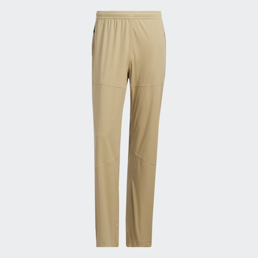 Adidas yellow golf pants sale