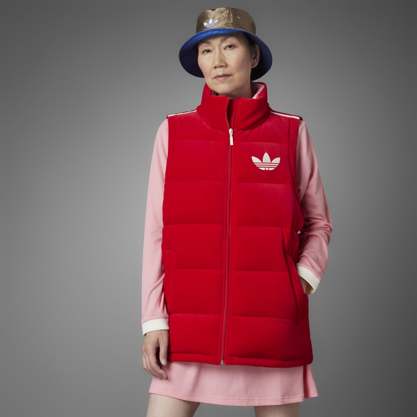 adidas Adicolor Heritage Now Velvet Vest Red | Women's Lifestyle | adidas US