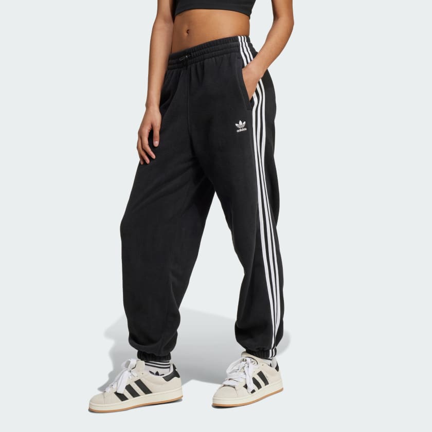 adidas Adicolor Polar Fleece Track Pants Black adidas Australia