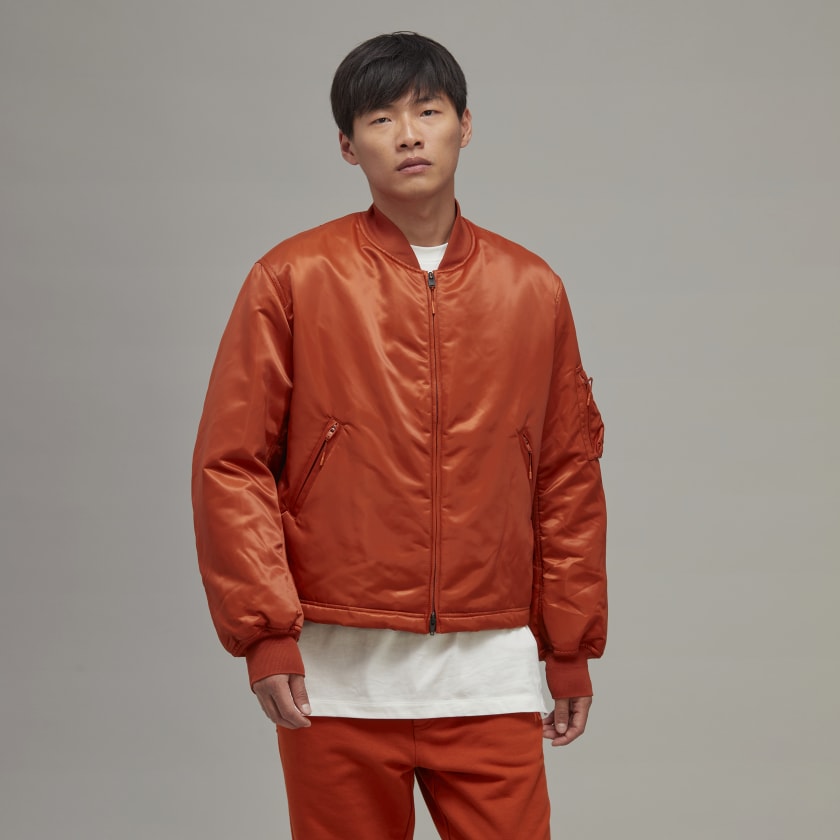 Fracaso Turista Río arriba adidas Y-3 Classic Bomber Jacket - Red | Men's Lifestyle | adidas US