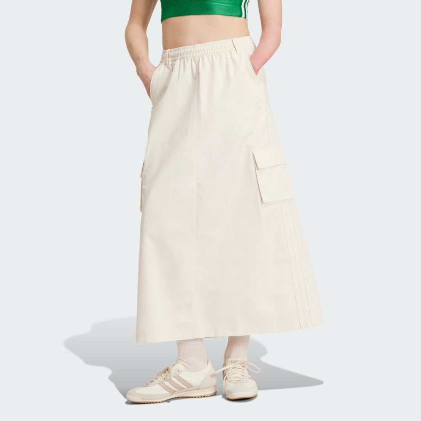 Adidas Premium Essentials Ripstop Skirt Wonder White A M Women Lifestyle Skirts