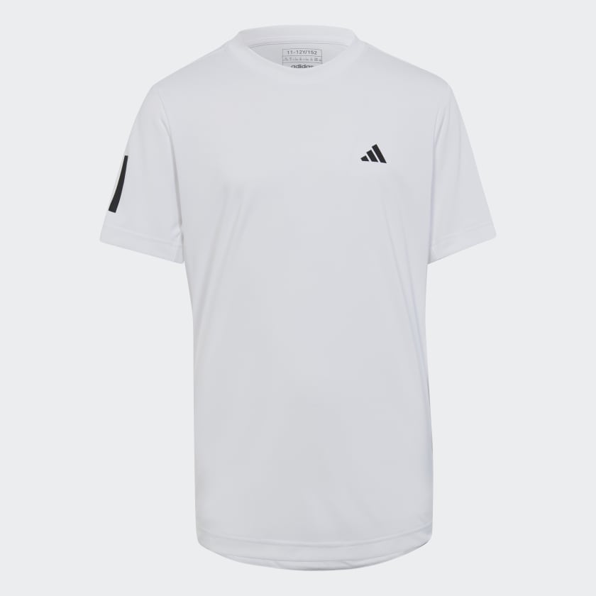 adidas Club Tennis 3 Stripes T Shirt White adidas UK
