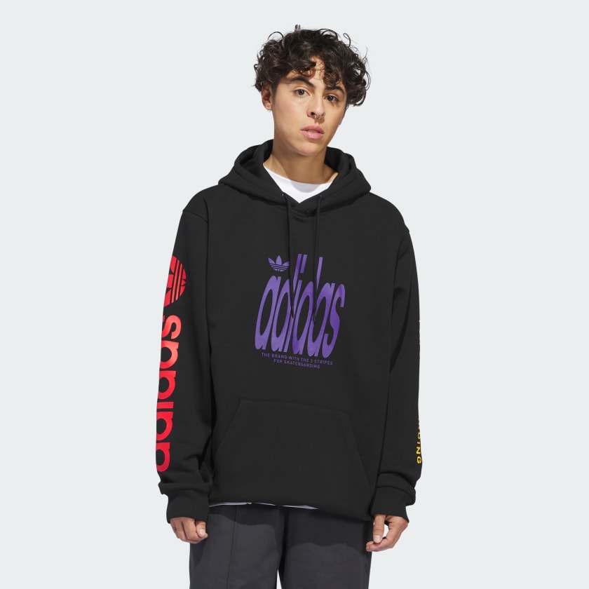 激安超特価 最大80%オフ  4.0 adidas Stretch with Shipping Free | Black - Hoodie Logo テープ・マスキングテープ