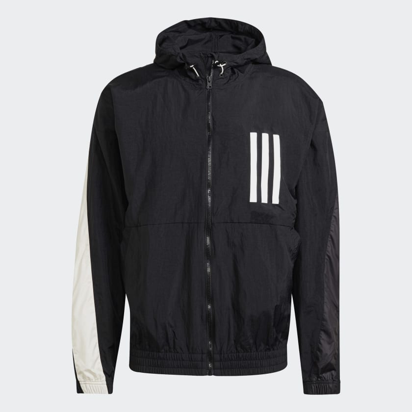 adidas W.N.D. X-City Packable Windbreaker - Black | Men's Training ...