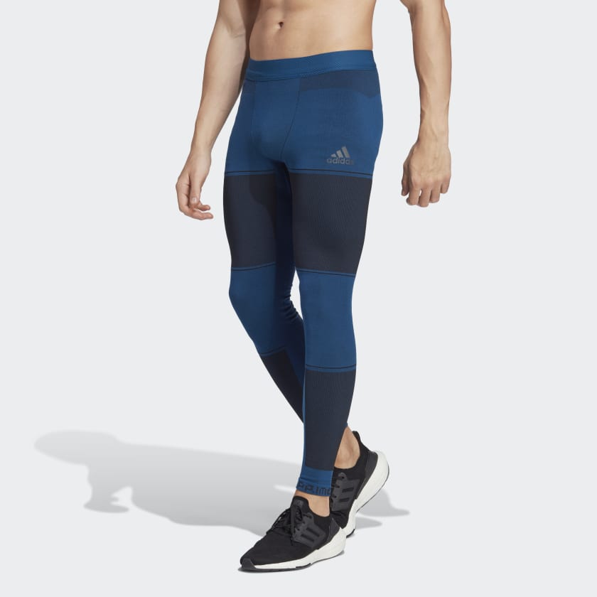 adidas X-City Warm Tights - Blue | Men's Running | adidas US