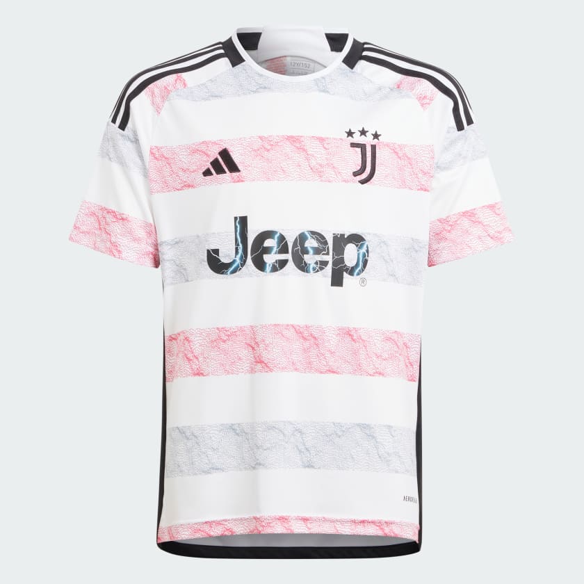 Adidas ClimaCool Youth XL Juventus Away Pink Retro Soccer Jersey