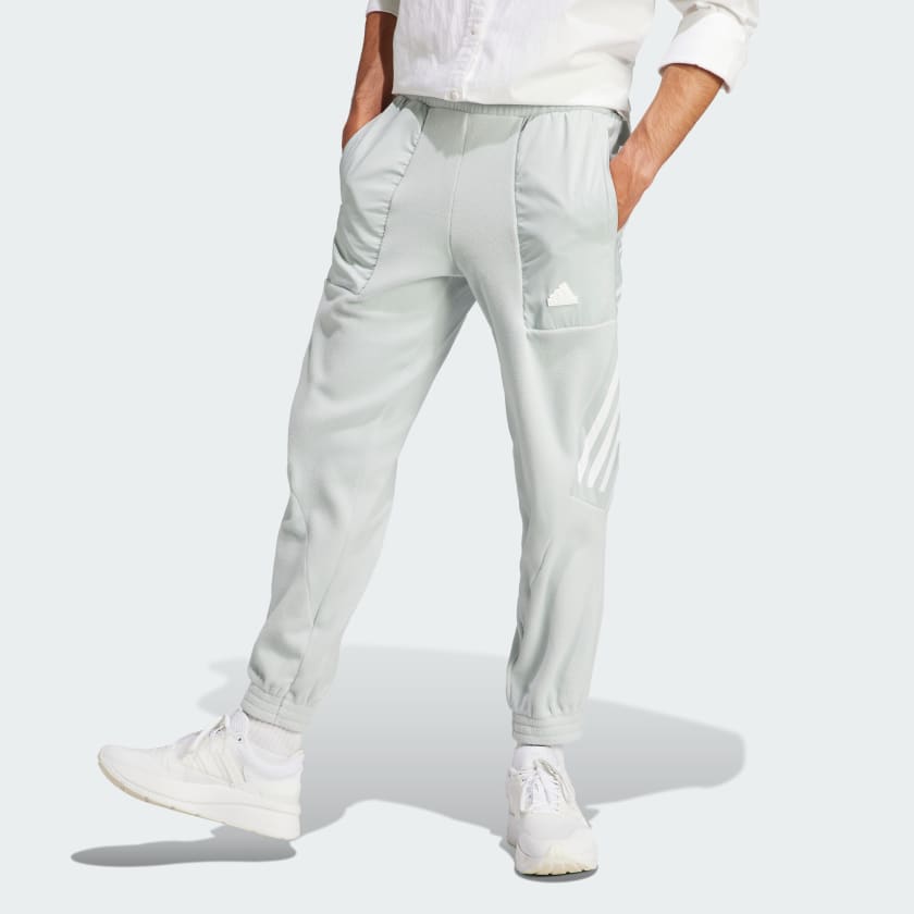 Grey and white adidas pants outlet