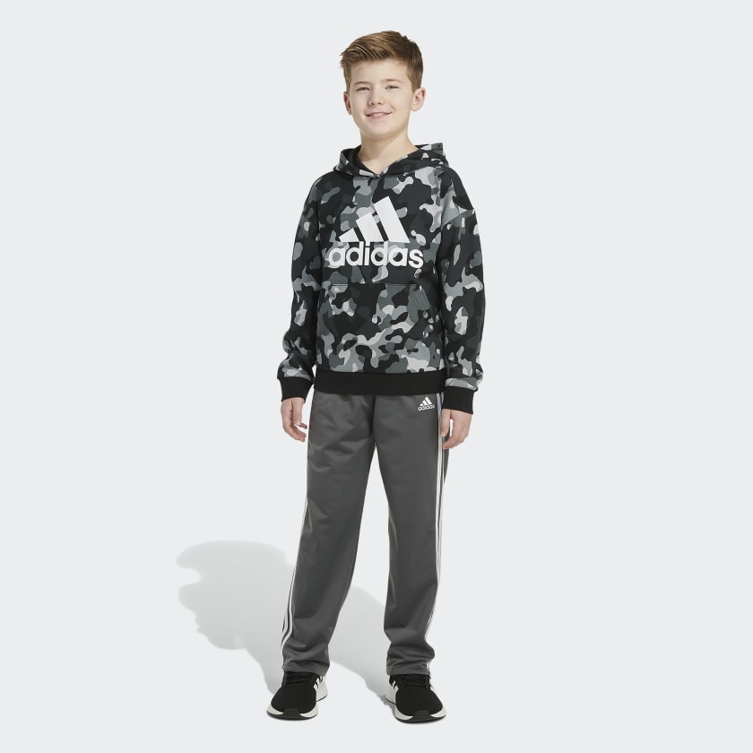adidas Camo Allover Print Pullover Hoodie - Black | Free Shipping 