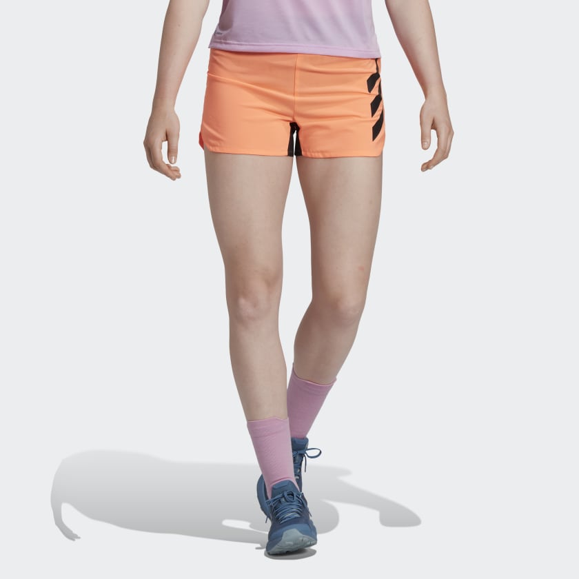 adidas TERREX Agravic Shorts - Blue, Women's Trail Running, adidas US