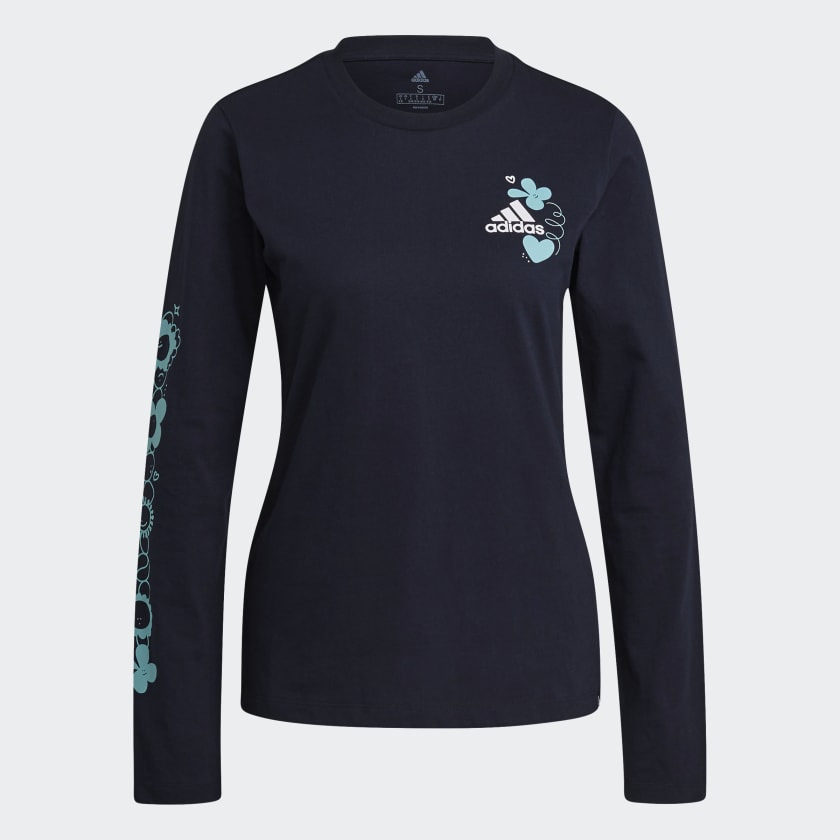 Adidas floral long sleeve deals