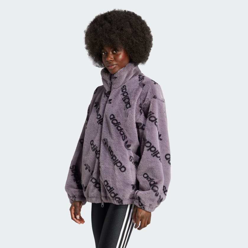 adidas - 新品 adidas フェイクファー ジャケットの通販 by 即