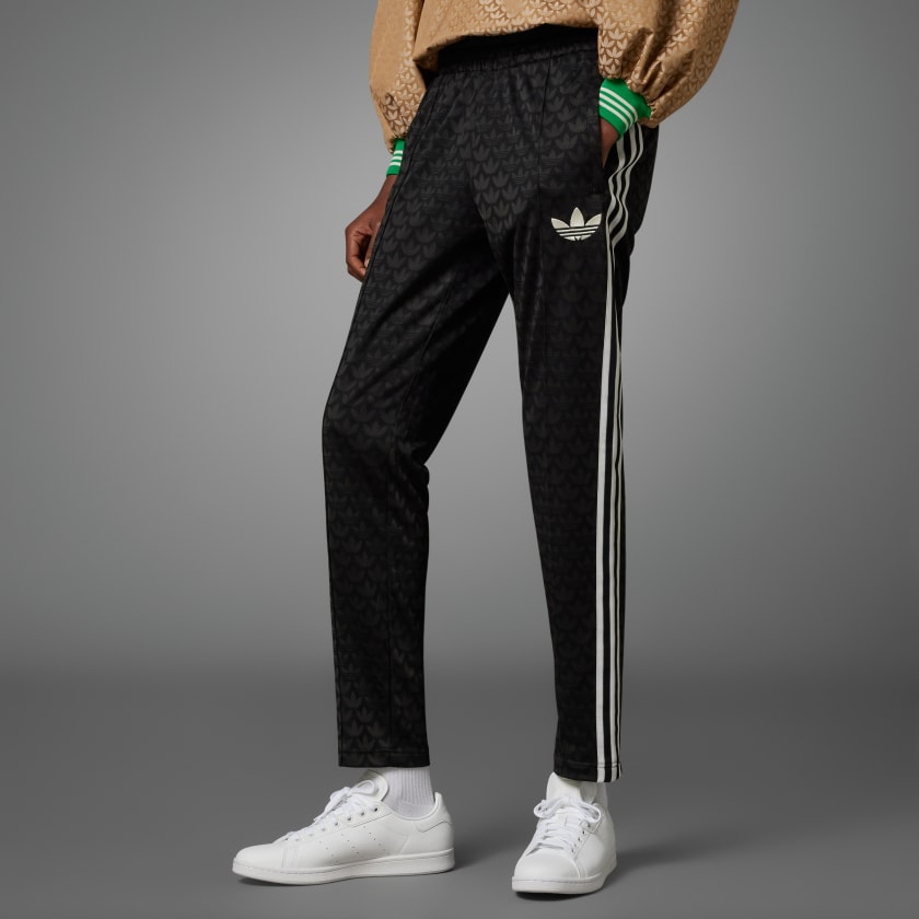adidas Adicolor 70s Monogram Track Pants - Black | Men\'s Lifestyle | adidas  US