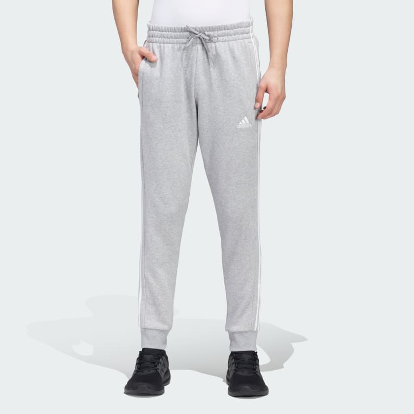 Light grey adidas track pants hot sale