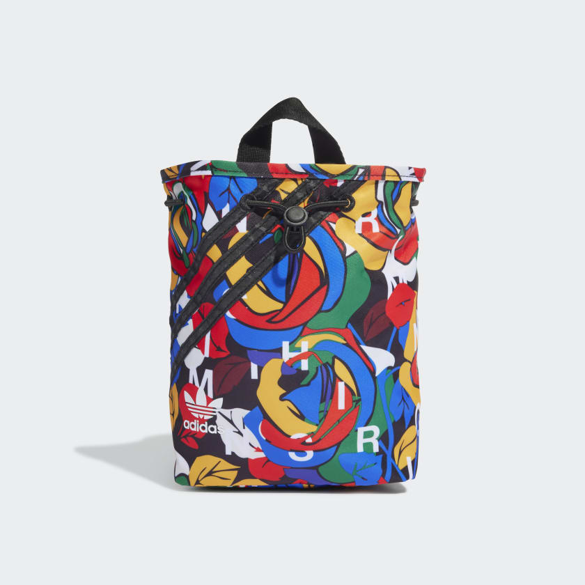 Mini bucket backpack top
