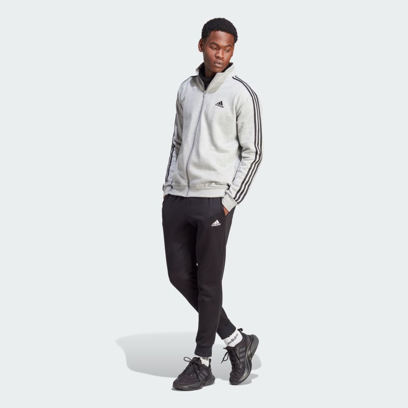 Adidas fleece top sweat suits