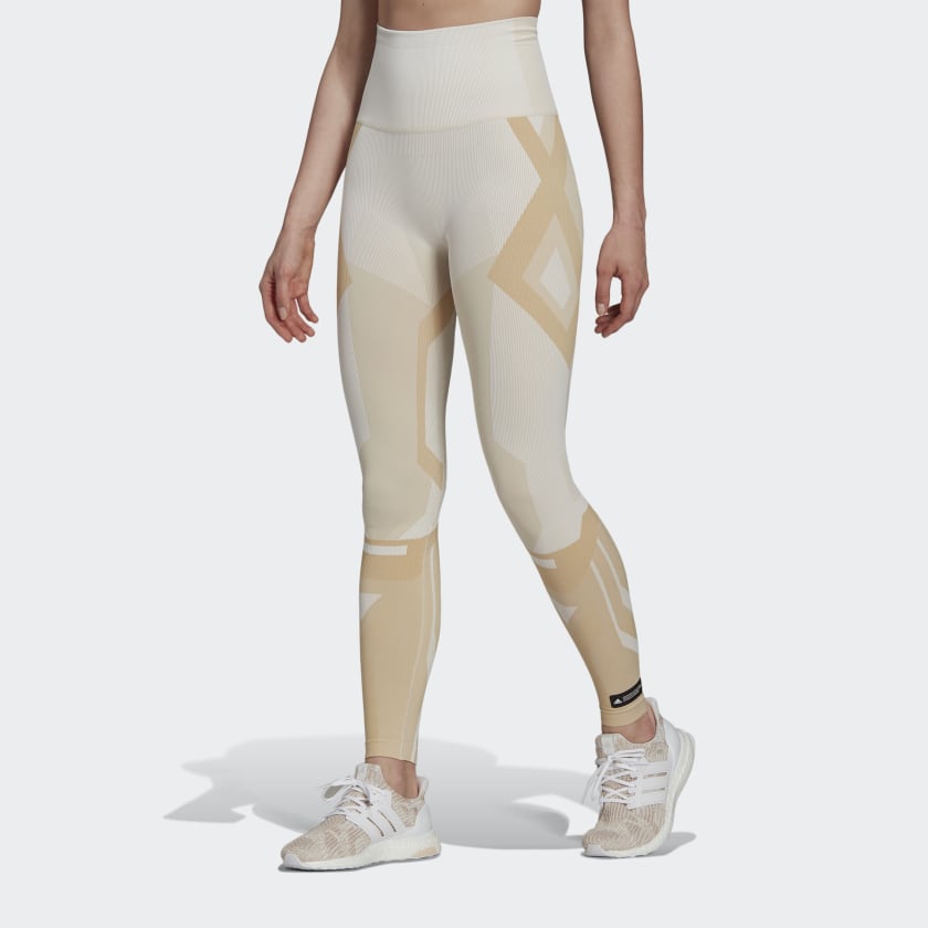 adidas FORMOTION Sculpt Two-Tone Tights - White