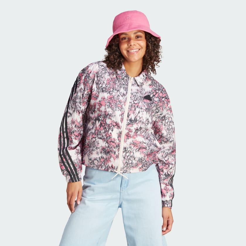 Giacca rosa clearance adidas