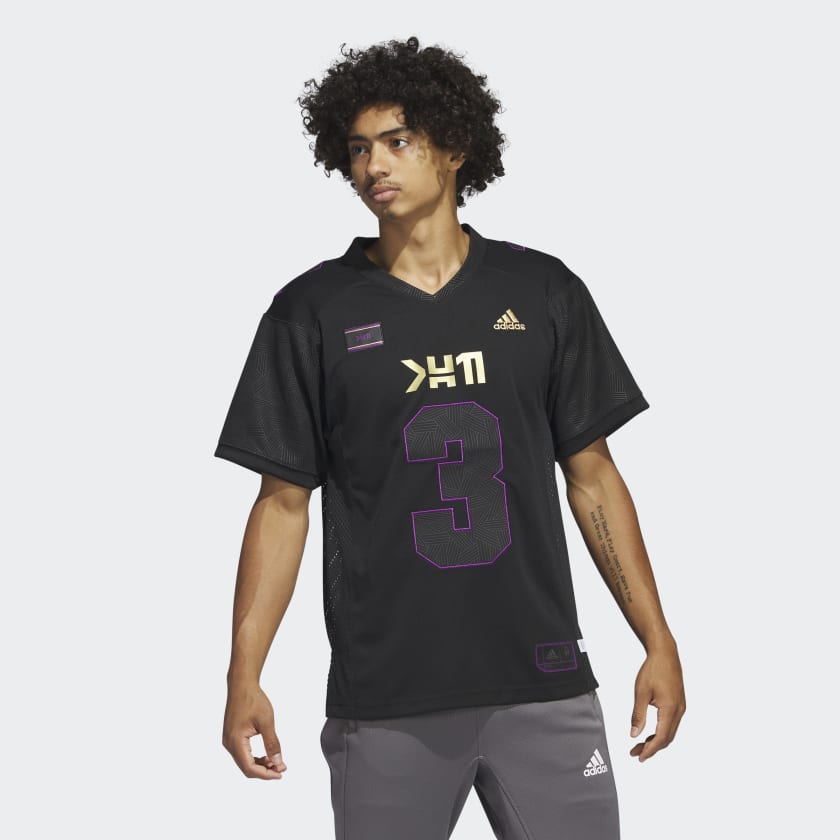 adidas Originals Baseball Jersey in Black for Men