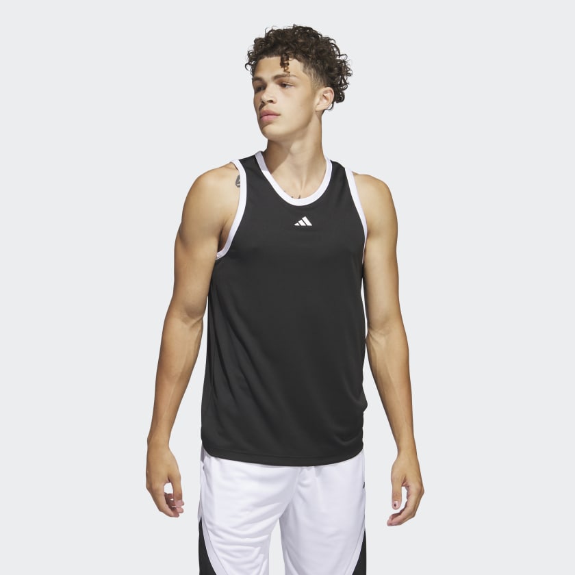 adidas Legends Basketball Tank - Black | Men's Basketball | adidas