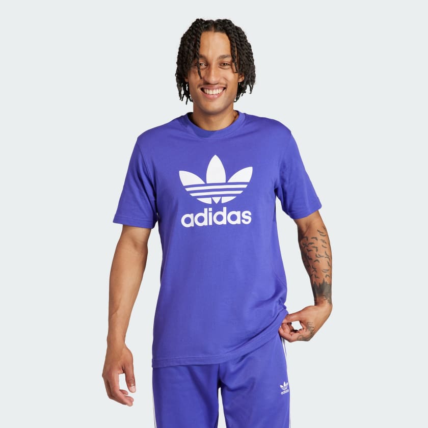 Adidas purple t shirt outlet