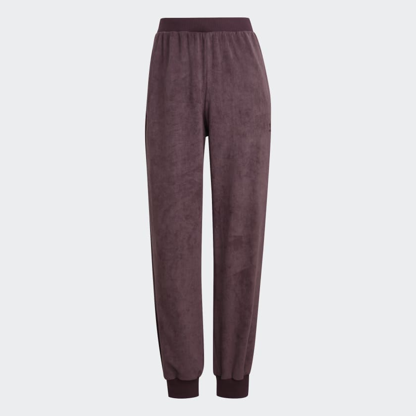 Adidas 3 stripes maroon womens jogger pants shop
