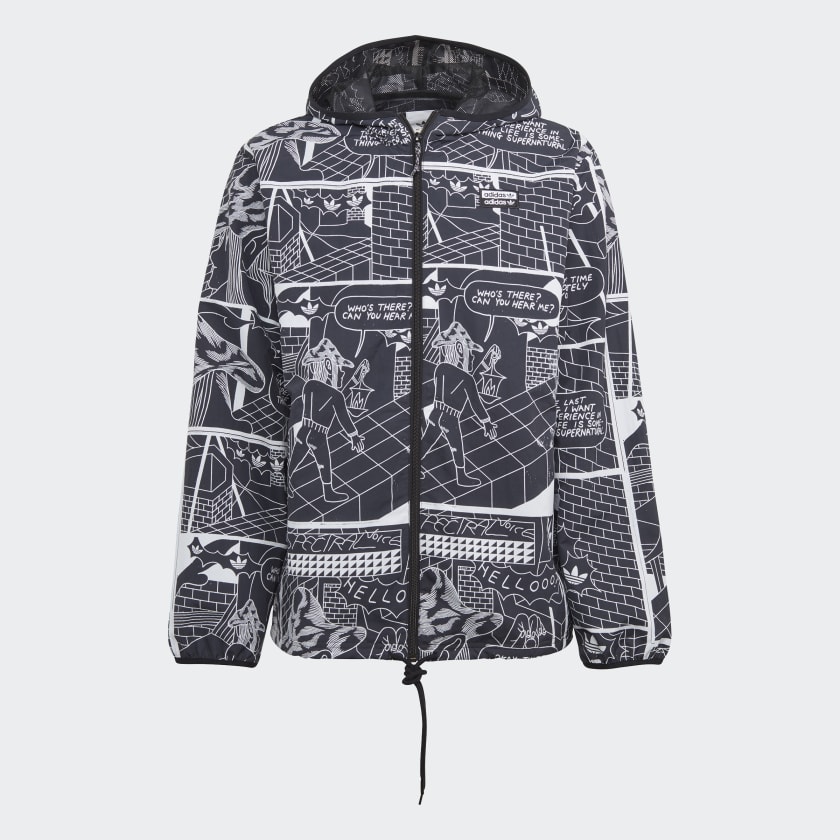 Corta vento adidas store estampada