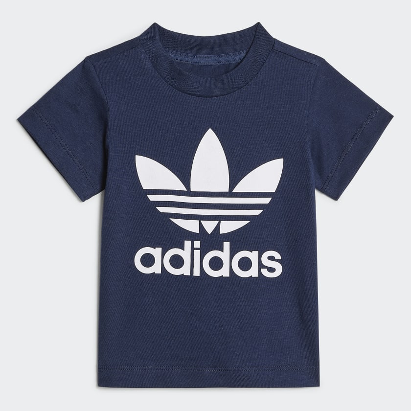 Adidas boyfriend trefoil tee discount