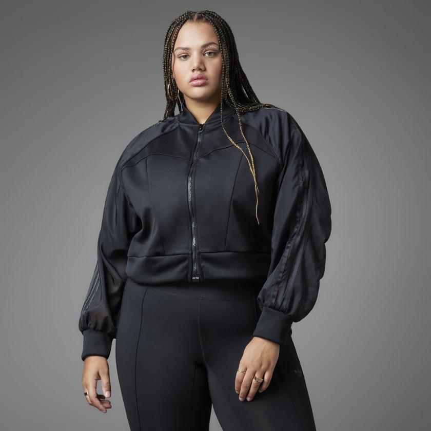adidas Always Original Super Girl Track Top Plus Size Black adidas T rkiye