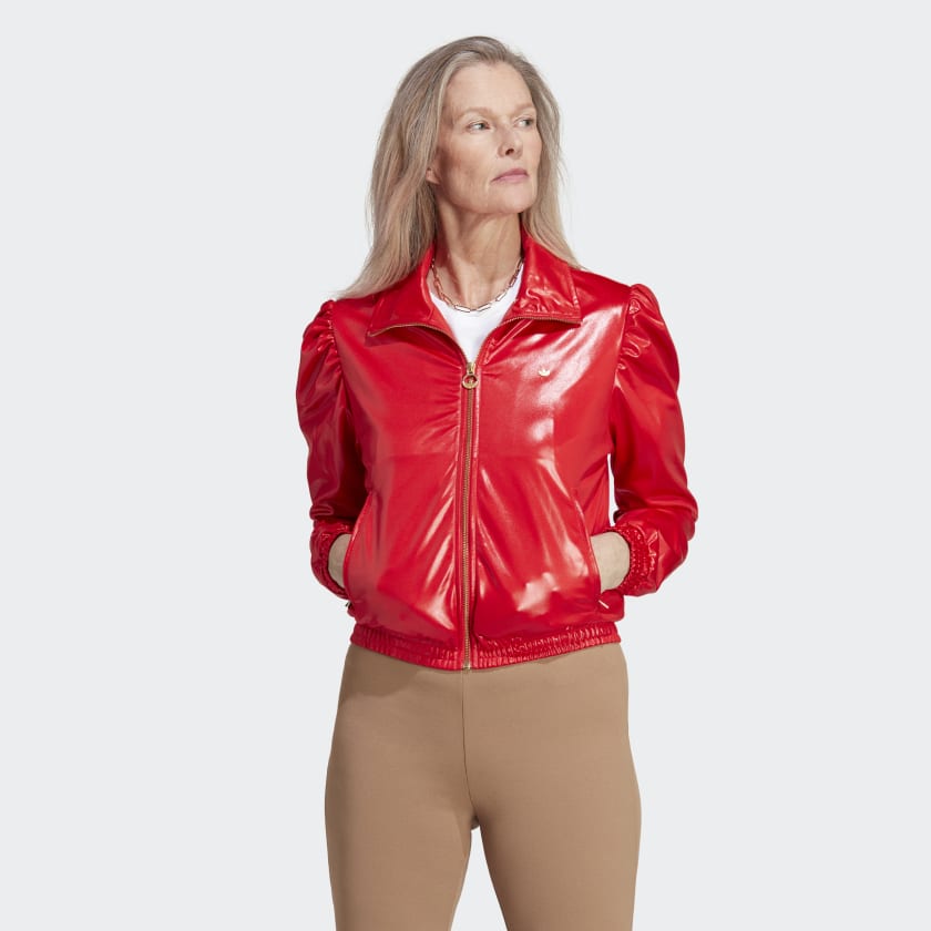 de múltiples fines Mancha Pagar tributo adidas Chile Firebird Track Jacket - Red | Women's Lifestyle | adidas US
