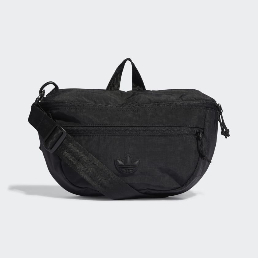 Adidas Adventure Waist Bag Black - Mens Originals Bags