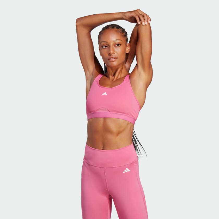 adidas TLRD Move Training High-Support Bra - Pink