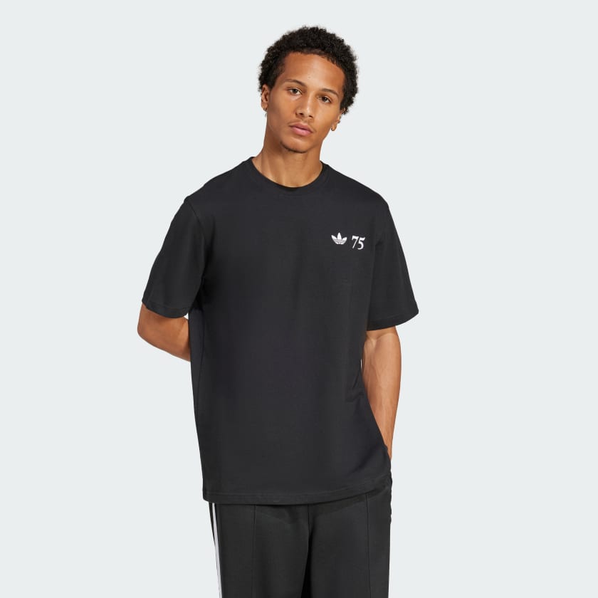 adidas 75th Anniversary Samba T Shirt Schwarz adidas Deutschland