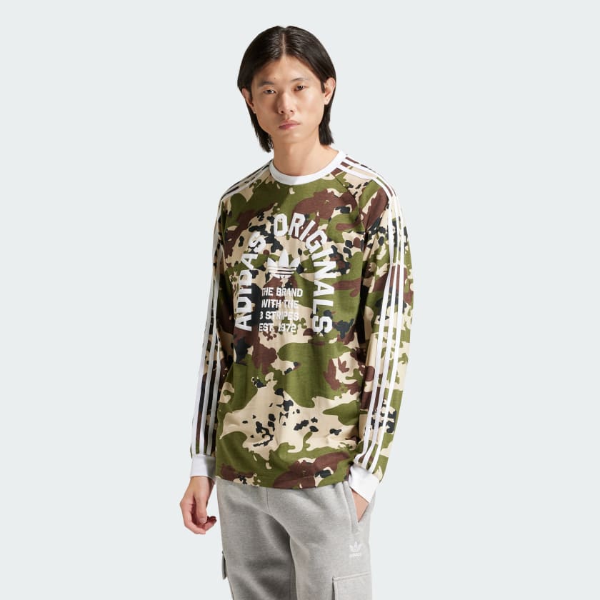 Adidas camo long sleeve deals