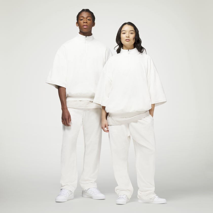 Basketball (Gender Unisex Basketball - adidas | Velour Pants Neutral) adidas White | US
