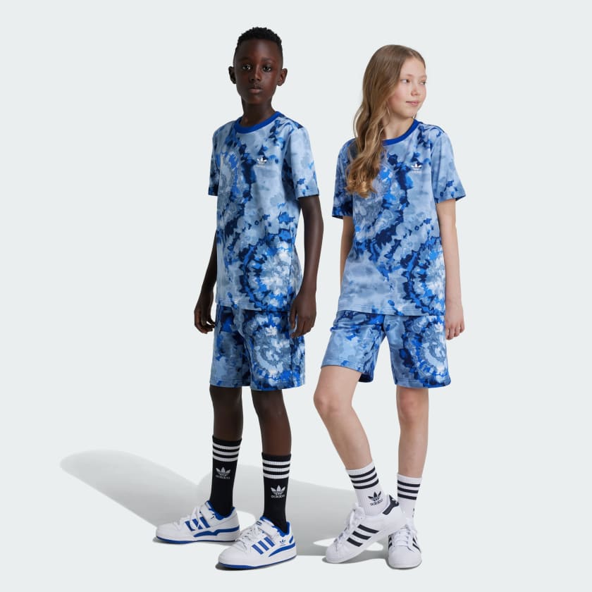Adidas tie dye shorts hotsell