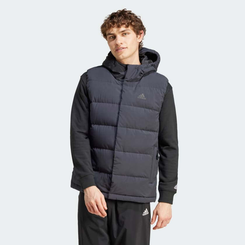 Adidas hoodie vest clearance