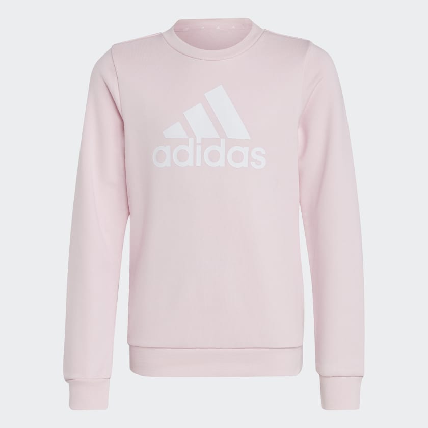 adidas Essentials Big Logo Cotton Sweatshirt - Pink | adidas Canada