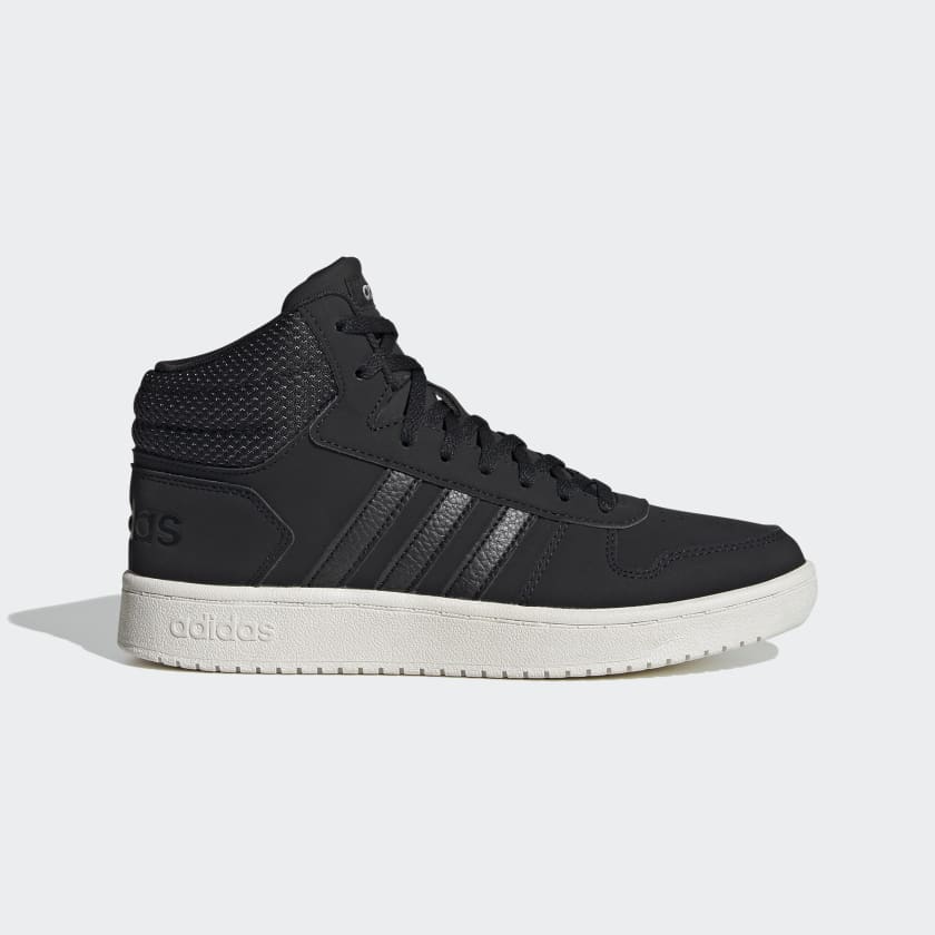 Tênis hoops 2.0 mid preto 2025