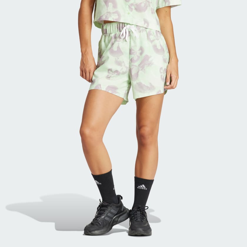 adidas Floral Graphic Woven Shorts Beige adidas Deutschland