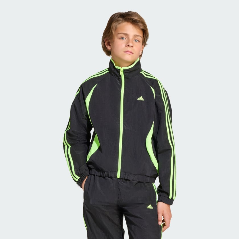 adidas Teamgeist Track Top - Black | Free Shipping with