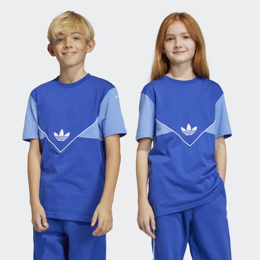 👕 | Adicolor Kids\' US adidas Blue adidas 👕 - Tee Lifestyle |