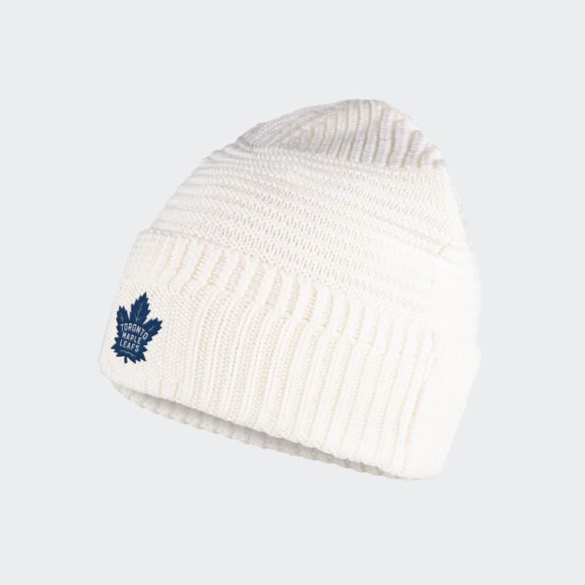Maple leafs shop knit hat