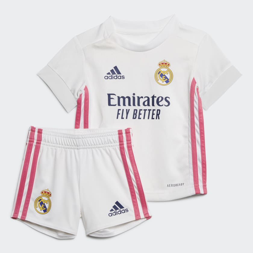 adidas Uniforme Local Bebé Real Madrid 20/21 (UNISEX) - Blanco