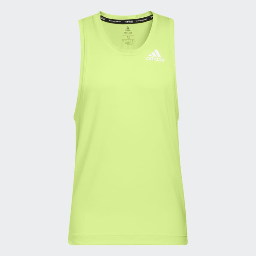 Adidas green tank top hotsell