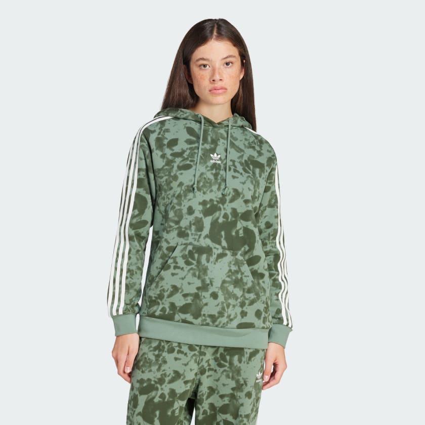 Adidas hoodie dames groen store