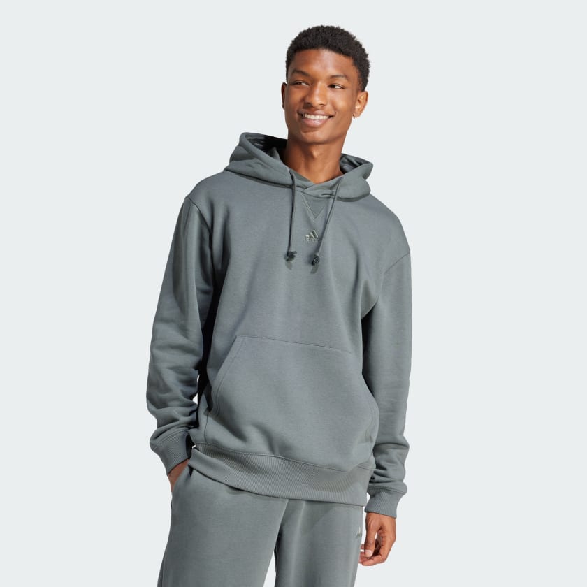 Hoodie Men\'s - | Fleece Grey Lifestyle ALL adidas US | SZN adidas