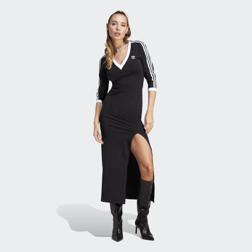 adidas Adicolor Classics 3-Stripes Maxi Dress - | Women's Lifestyle | adidas US