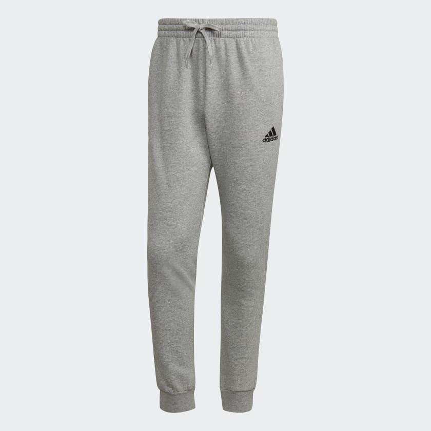 adidas Essentials Fleece Regular Tapered Broek grijs adidas Belgium