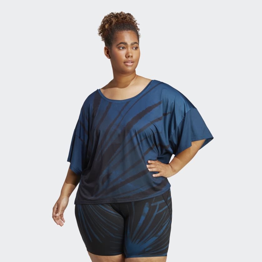 adidas x 11 Honore Training Tee (Plus Size)