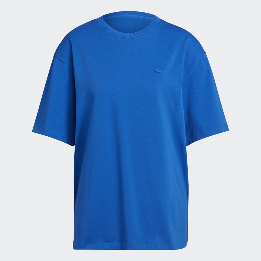 adidas Adicolor Heavy Single Jersey Tee - Blue | H11390 | adidas US